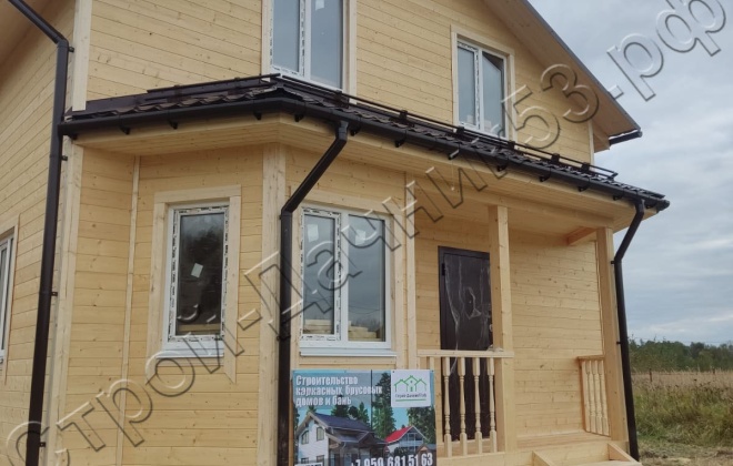 3 Каркасный дом Д-9, 7х7м, 89 М², Московская область, Раменский район, СНТ «ИС Базис» (34)